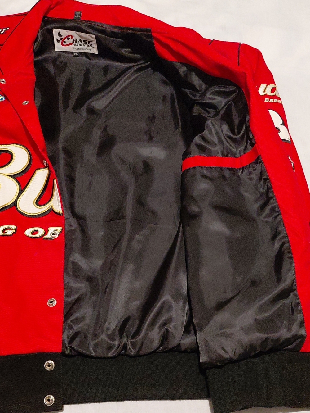 Chase Authentics Red Bud Racing-Style Mens Jacket Excellent Condition XXL - Picture 3 of 8